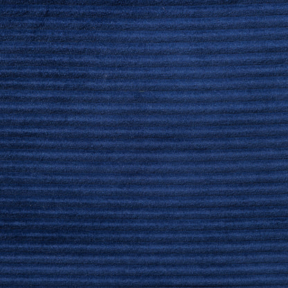 Loveseat Modern Corduroy Blue Removable Cushions Padded Arms 57 In 375 LB
