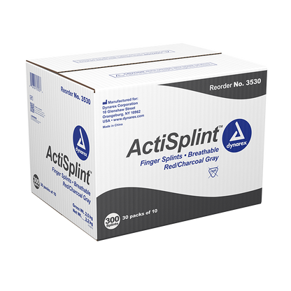 Dynarex ActiSplint Finger Version - 10ea/bx, 30bxs/cs (300 Count)