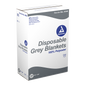Dynarex Disposable Grey Blanket  - 24ea/cs (24 Count)