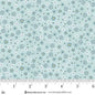 Pale Blue Calico Cotton 44"/45" Fabric Per Yard