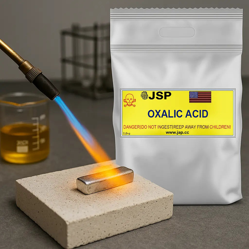 Oxalic Acid Powder – 5 lb Bag | Metal Cleaner, Rust Remover, and Refining Agent