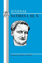 Juvenal: Satires I, III, X - Paperback