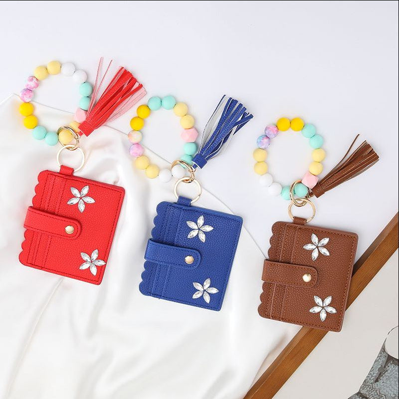 Creative Silicone Bead Wrist Anti-Lost Coin Purse