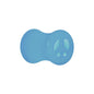 Acrylic Neon Blue Peace Sign Tunnel Plug 2G to 20mm