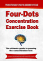 Four-Dots Concentration Exercise Book: The ultimate guide to passing the train driver attention test - Paperback