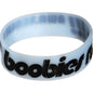 Light Blue Black Boobies Rule Awareness for Breast Cancer Bracelet