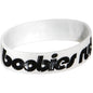 Black White Green Boobies Rule Awareness for Breast Cancer Bracelet