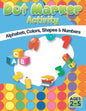 Dot Market Activity - Alphabet, Colors, Shapes, Numbers: Easy ABC Giant Jumbo Paint Dauber Activity Book For Kids, Toddler, Preschool And Kindergarten - Paperback