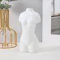Colored Glass Body Art Flower Arrangement Vase Ornaments