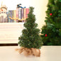 Christmas Tree Linen Bottom Window Table Ornament