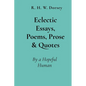 Eclectic Essays, Poems, Prose & Quotes: By a Hopeful Human - Paperback
