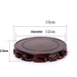 Retro Chinese Style 10-16cm Diameter Real Solid Wood Carving Imitation Old Round Base for Vase Teapot Statue Flowerpot