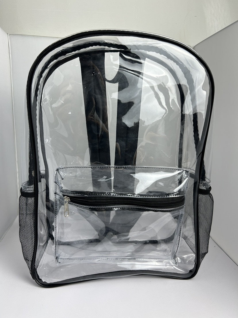 Transparent PVC Clear Storage Backpack Jelly-style Shoulder Bag