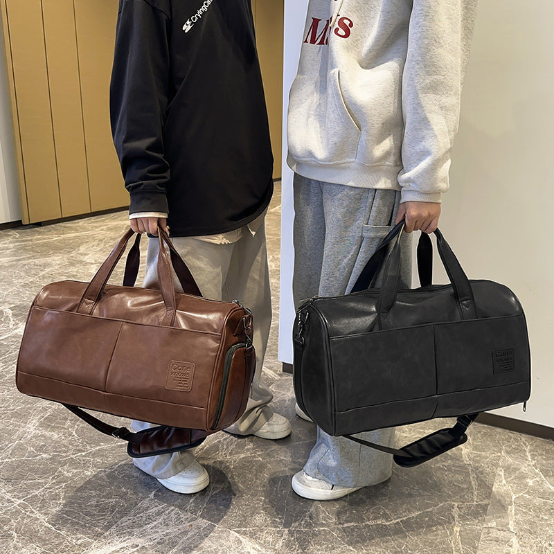 Men's Retro High-Capacity Fashionable Shoulder Organizer Bag
