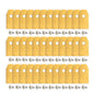 36-Pieces: Replacement Lawn Mower Blade