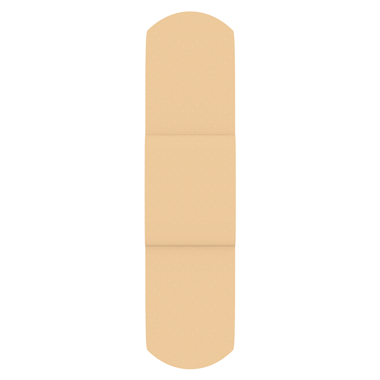 Dynarex Sheer Plastic Adhesive Bandages, Sterile - 100ea/bx, 24bxs/cs (2400 Count)