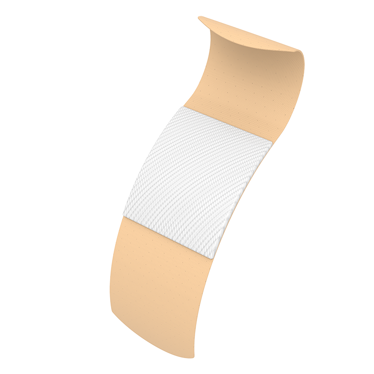 Dynarex Sheer Plastic Adhesive Bandages Sterile, 3/4" x 3"	- 16ea/bx, 100bxs/cs (1600 Count)