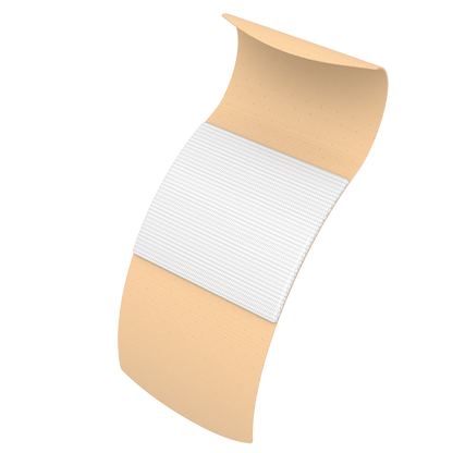 Dynarex Sheer Plastic Adhesive Bandages Sterile, 1" x 3" - 16ea/bx, 100bxs/cs (1600 Count)