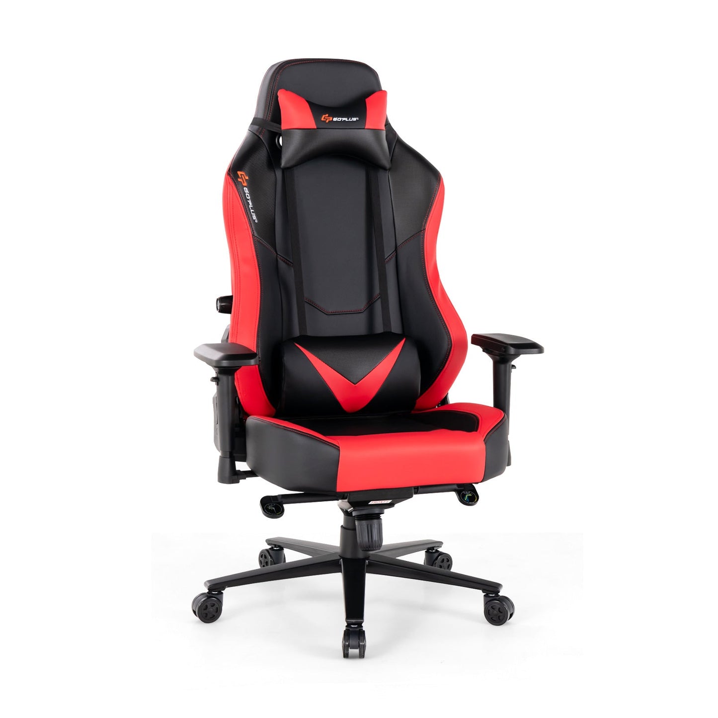 360¬∞ Swivel Computer Chair with Casters for Office Bedroom-Red