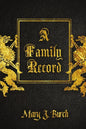 A Family Record - The Burch Journal - Paperback