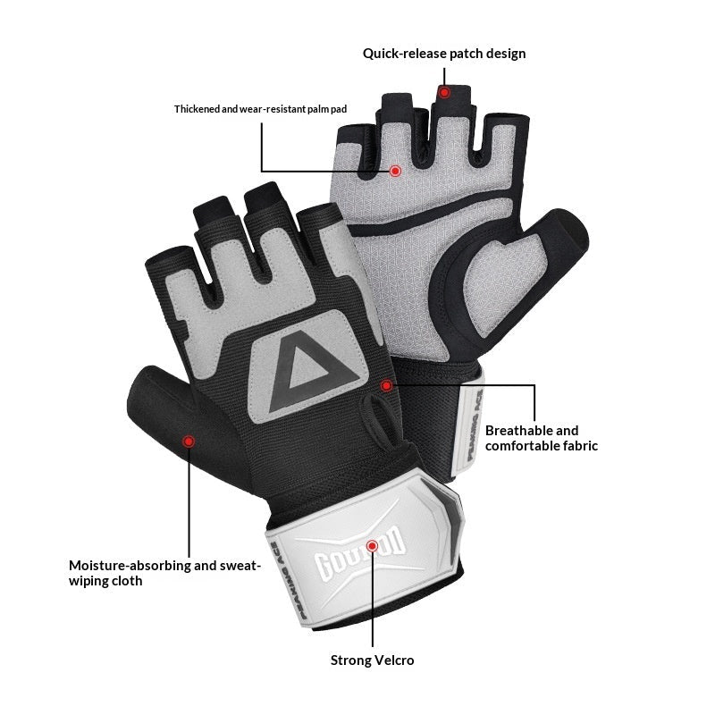 Half-finger Gloves For Cycling Sports And Outdoor Climbing