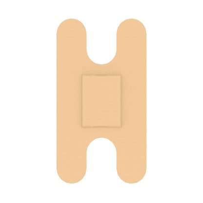 Dynarex Adhesive Fabric Bandages Knuckle - Sterile, 1 1/2" x 3" - 8ea/bx, 100bxs/cs (800 Count)
