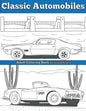 Classic Automobiles: An Adult Coloring Book - Paperback