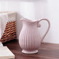 Home Fashion Simple Solid Color Ceramic Flower Pot Vase