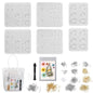 366-Pieces: Jewelry Making Silicone Earring Necklace Pendant Resin Casting Molds