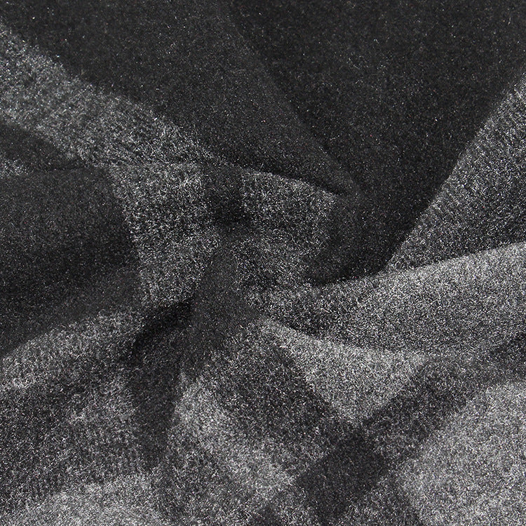 Mens Wool-Blend Plaid Scarf Winter Warmth & Extra Thickness