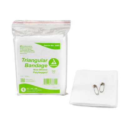 Dynarex Triangular Bandage - Non-Woven, 40" x 40" x 56" - (240 Count)