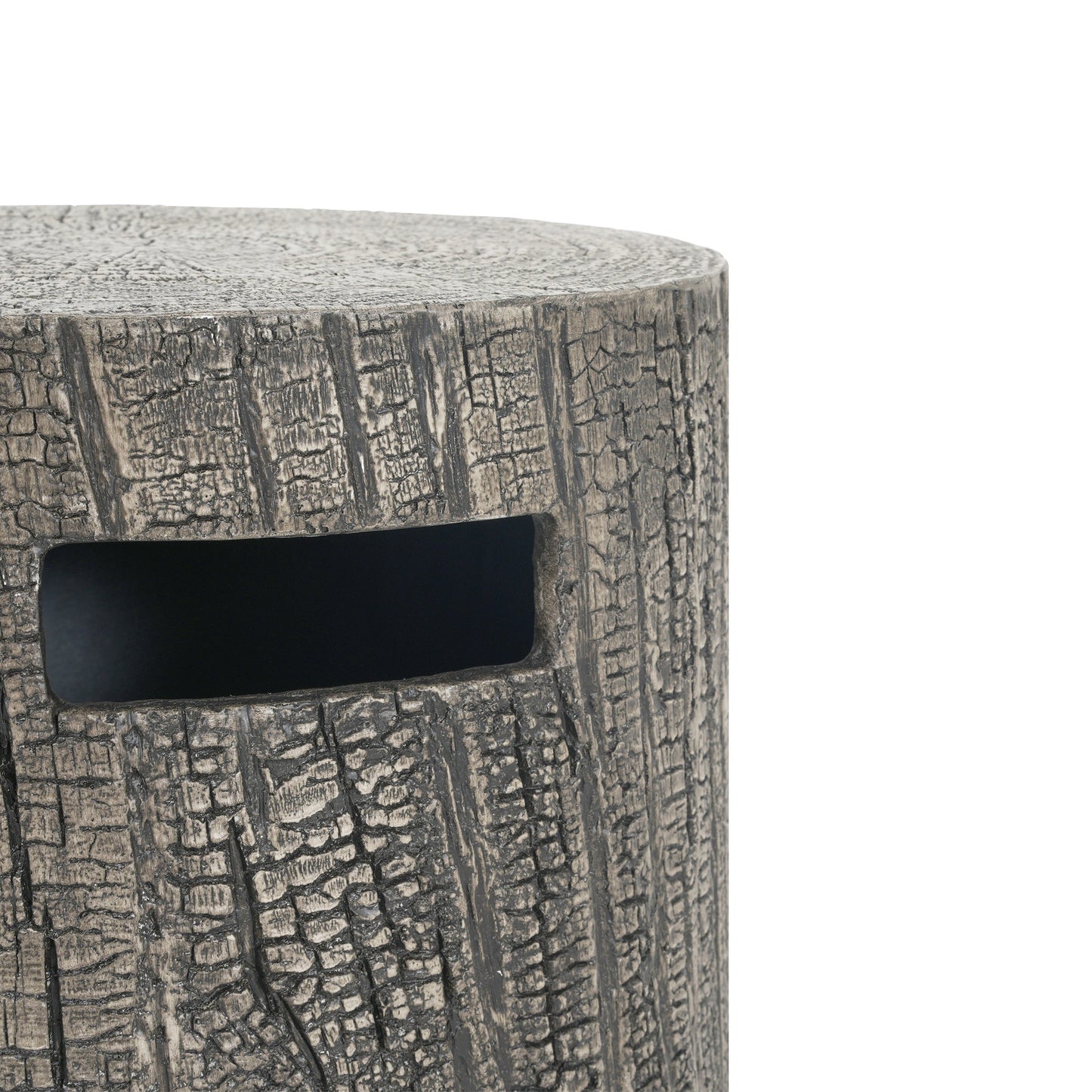 16x20 Inch MGO Propane Tank Holder Side Table, Light Grey