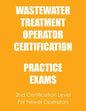 Practice Exams: Wastewater Treatment Operator Certification - Paperback
