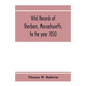 Vital records of Sherborn, Massachusetts, to the year 1850 - Paperback