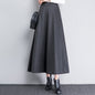High-waist Long Plus-size Women's Dress