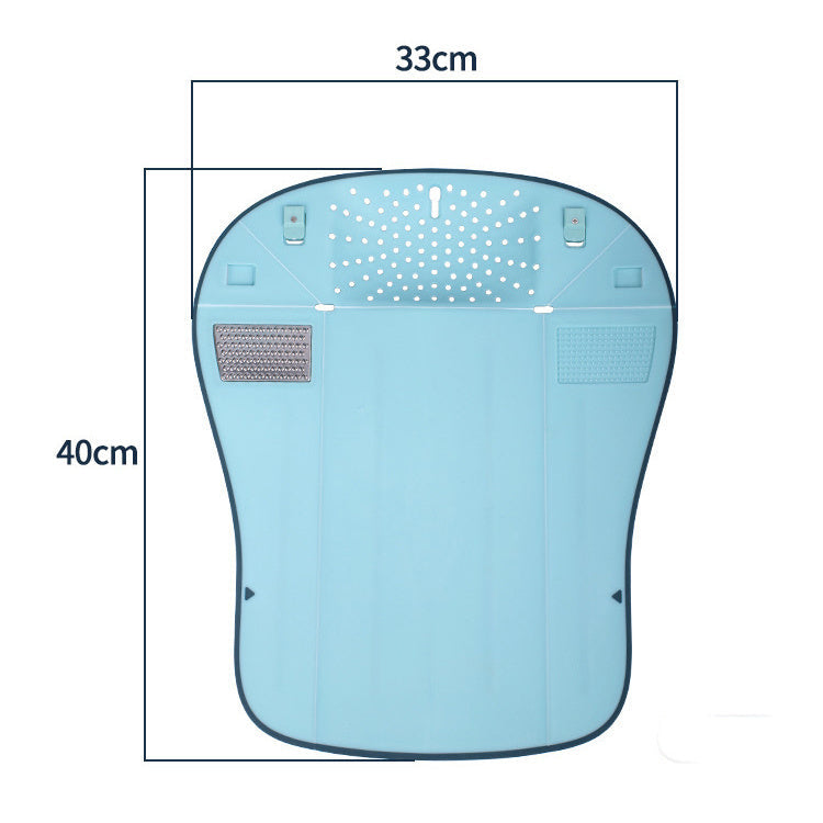 Vegetable Washing, Draining And Grinding Integrated Cutting Board