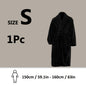 Unisex Extra Warm Coral Fleece Bathrobe Mens and Women Adult Robes for Your Bathroom Bath Towel Bedroom Shawl Collar Robes, Valentines gift for lovers