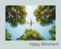 Happy Retirement Guest Book ( Landscape Hardcover ): Guest book for retirement, message book, memory book, keepsake, landscape, retirement book to sig - Hardcover