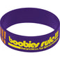 Puprle Yellow Boobies Rock Breast Cancer Bracelet