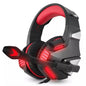 Head-mounted luminous wire-controlled PS4 gaming headset