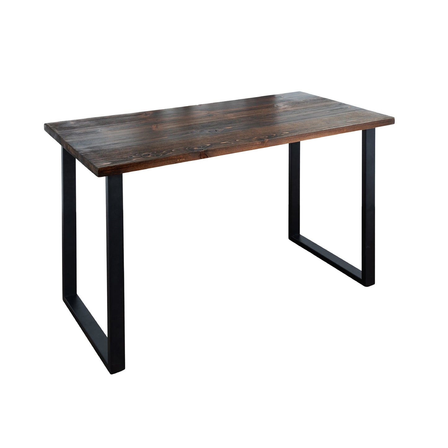 Skyline Trail Brown Solid Wood Desk with 28 in. Landscape Legs