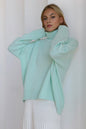 Back To School Sweater - Basic Bae Turtleneck Dropped Shoulder Long Sleeve Sweater
