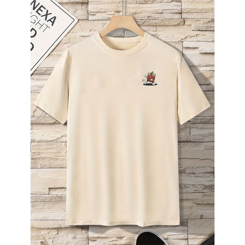European-size Cotton T-shirt For Men