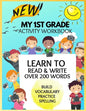 New 1st Grade Sight Words Activity Book: Learn to Read and Write Build Vocabulary Practice Spelling - Paperback