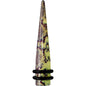 00G Green Snake Skin Acrylic Taper
