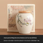 Chinese Hand-painted Ceramic Food Storage Jar Sealed Storage Portable Moisture-proof Bamboo Cover