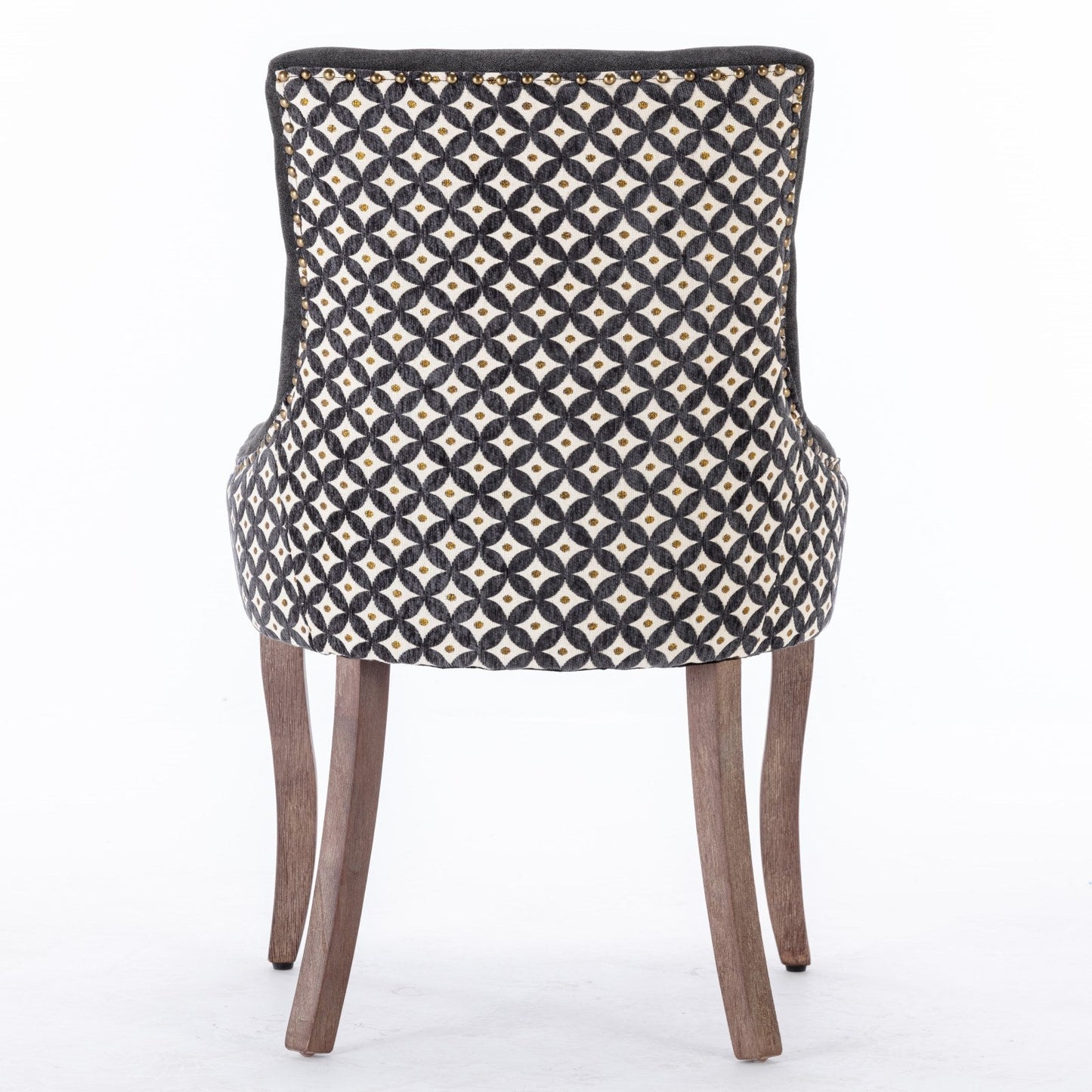 Ultra Side Dining Chair, Thickened fabric chairs with neutrally toned solid