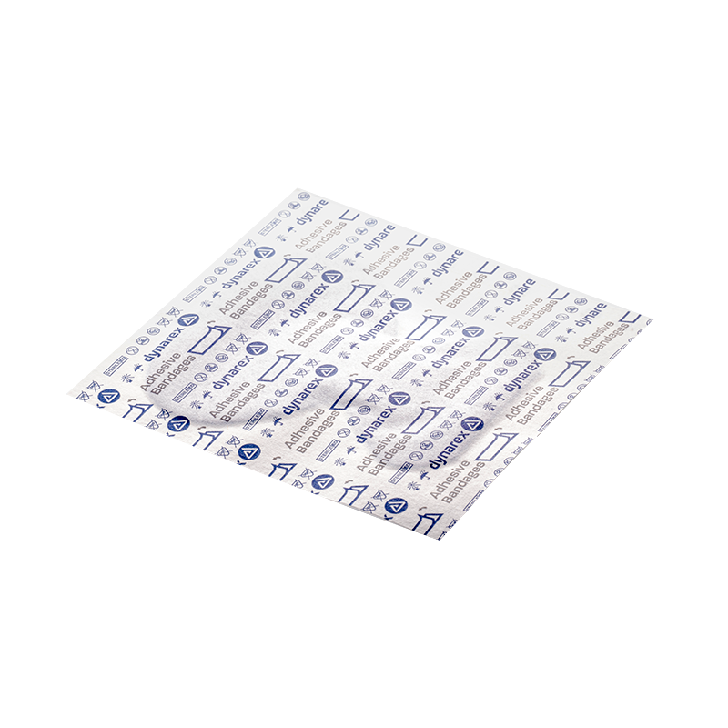 Dynarex Blue Metal Detectable Woven Bandage Fingertip - 10ea/bx, 50bxs/cs (500 Count)