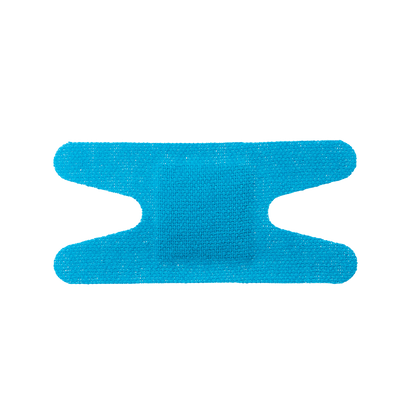 Dynarex Blue Metal Detectable Woven Bandage - Knuckle - 50ea/bx, 50bxs/cs (2500 Count)