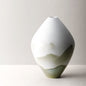 Japanese Style Handmade Ceramic Vase Stoneware Zen Flower Home Furnishings